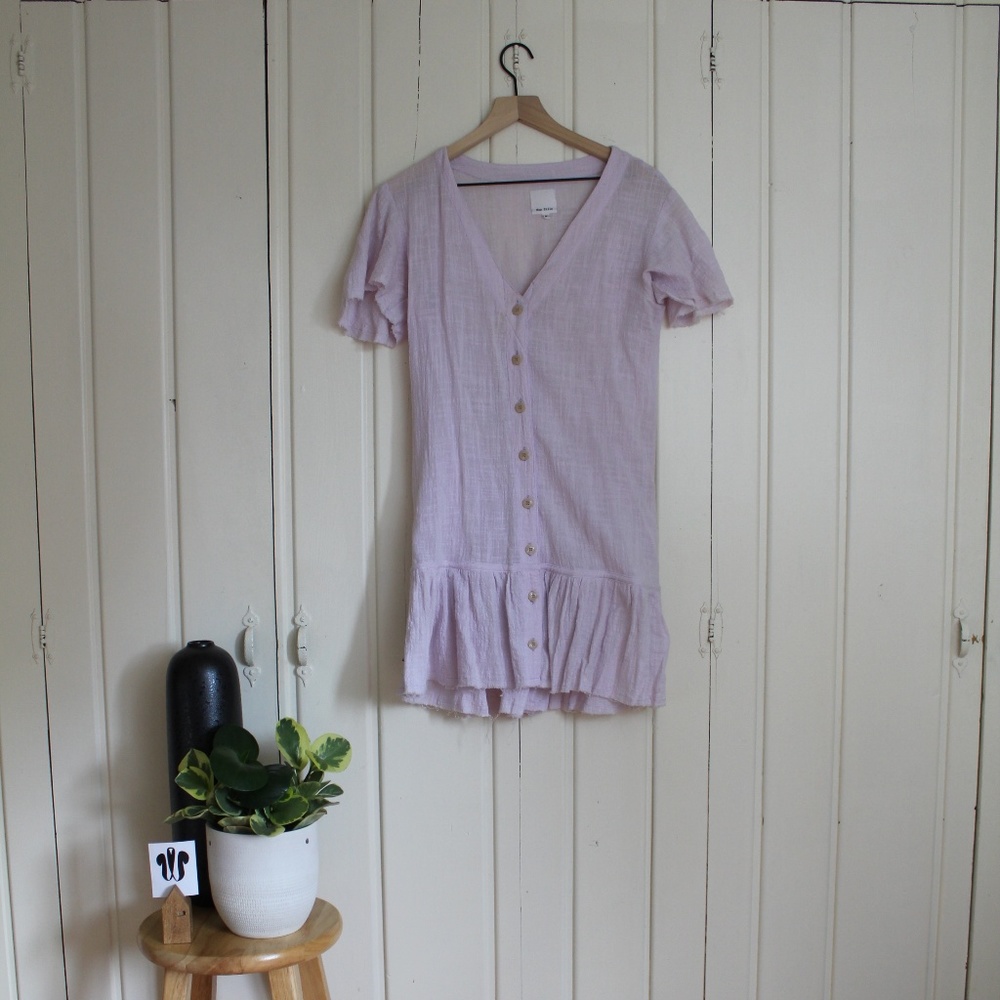 Rue Stiic Drop Hem Linen Dress